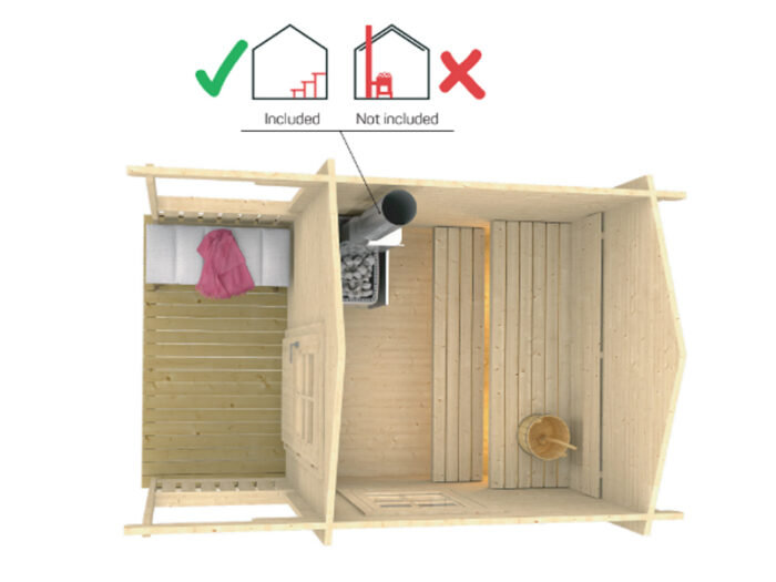 exteriérová sauna nora